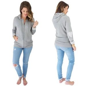 Jillian Harris “heart yourself” zip hoodie